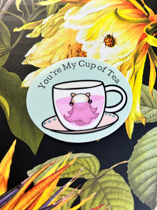 Vinyl Sticker: Cup of Tea