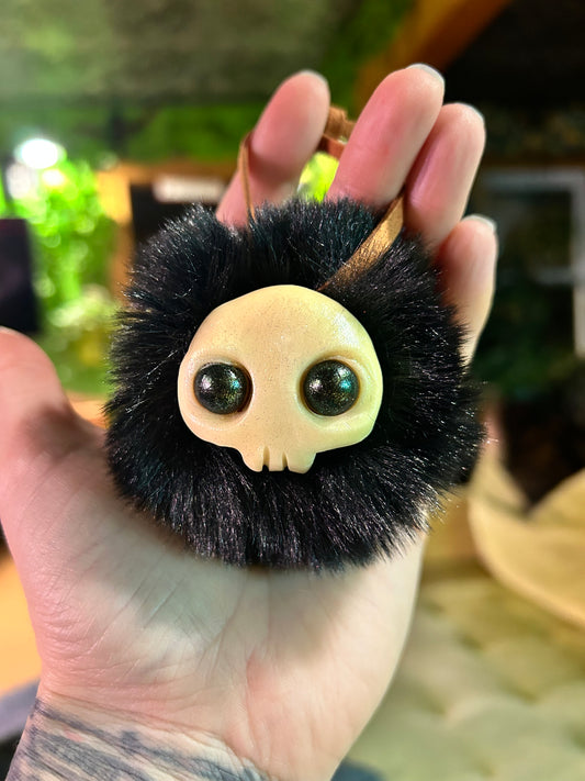 Ornament Glow Skull (black)