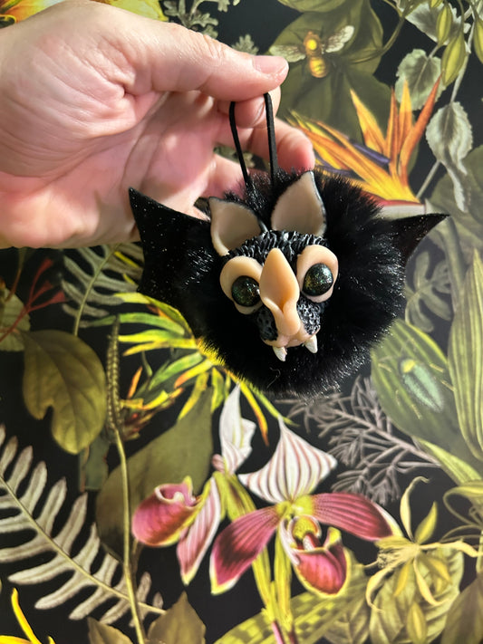 Black Bat Ornament