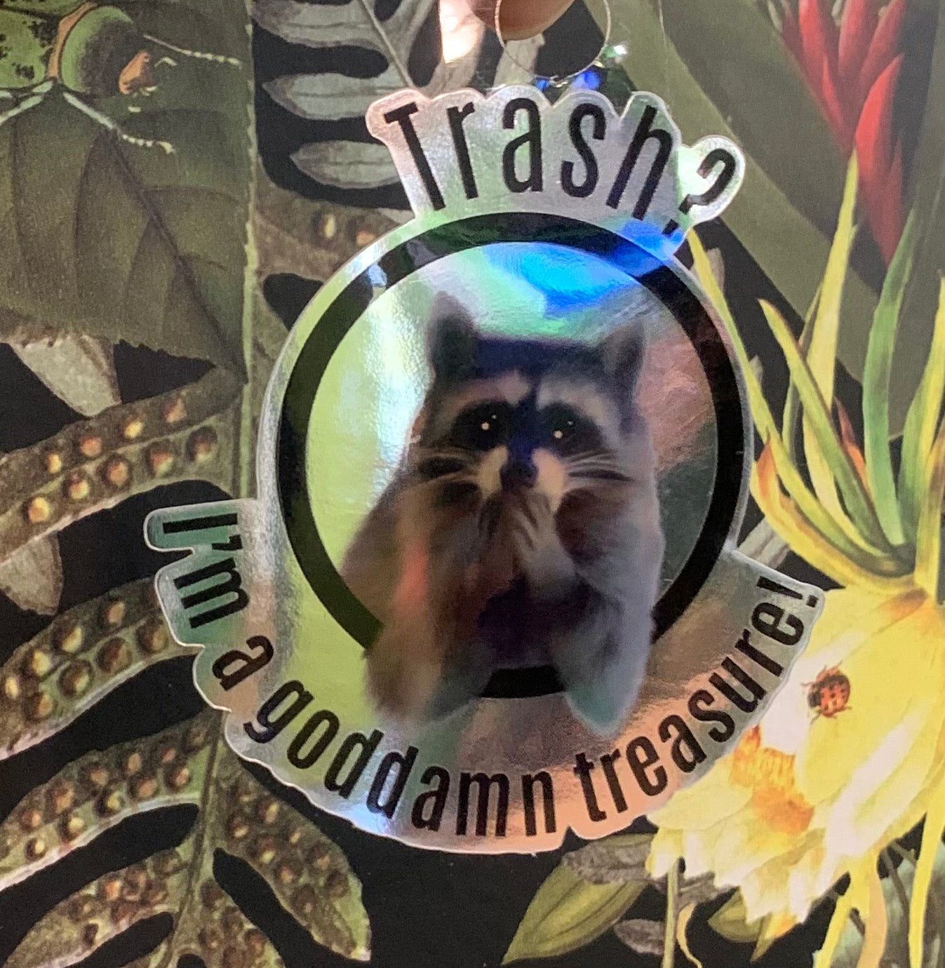 Vinyl Sticker: Trash