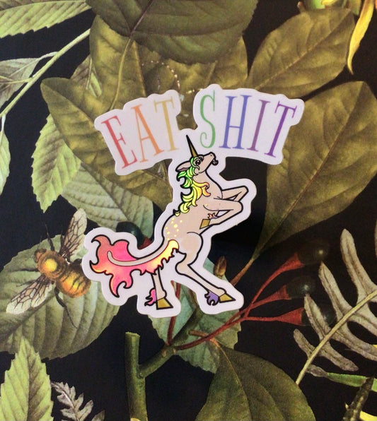 Vinyl Sticker: Eat Shit