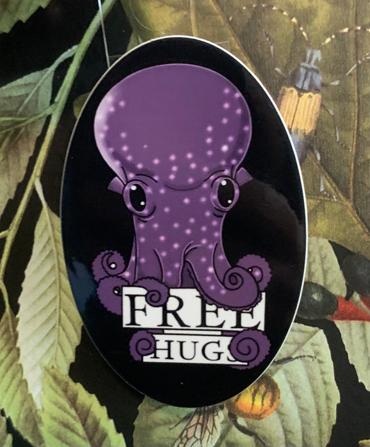 Vinyl Sticker: Free Hug