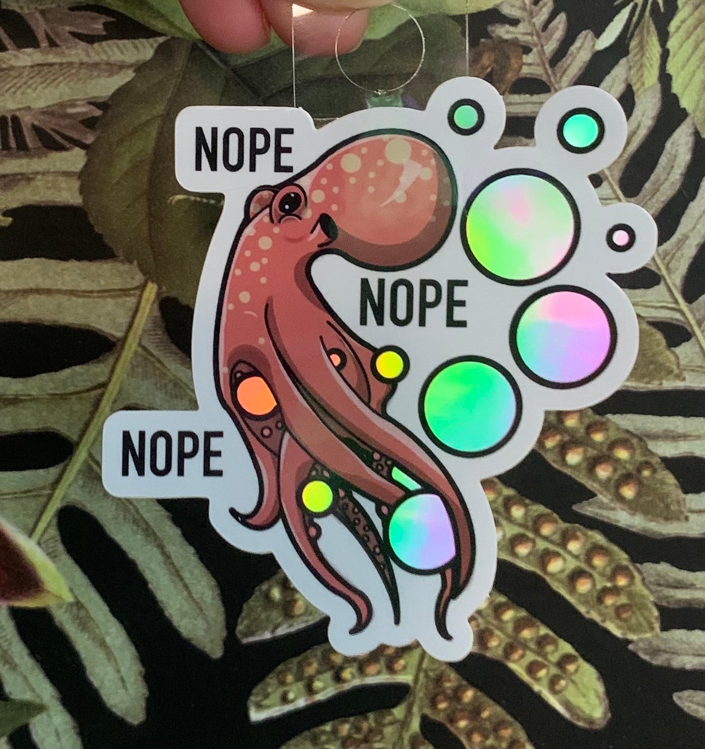 Vinyl Sticker: nope